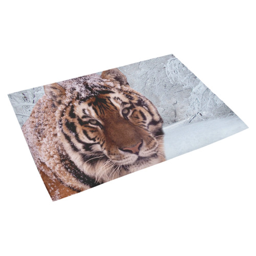 Tiger and Snow Azalea Doormat 30" x 18" (Sponge Material)