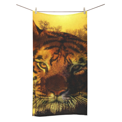 Tiger Face Bath Towel 30"x56"