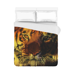 Tiger Face Duvet Cover 86"x70" ( All-over-print)