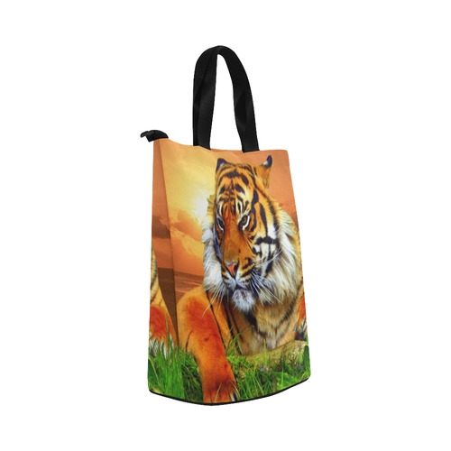 Sumatran Tiger Nylon Lunch Tote Bag (Model 1670)