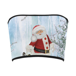 Santa Claus with penguin Bandeau Top