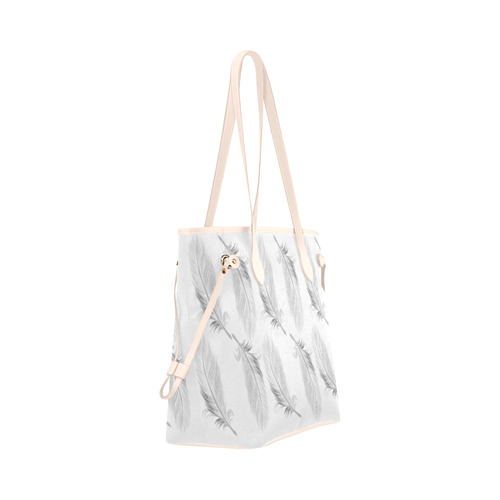 Feather Clover Canvas Tote Bag (Model 1661)