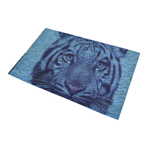 Tiger and Water Bath Rug 20''x 32''