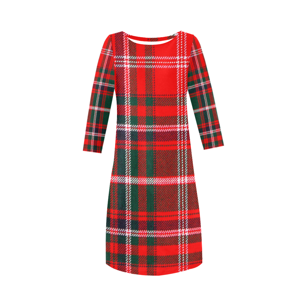 Macdougall Tartan Round Collar Dress (D22)