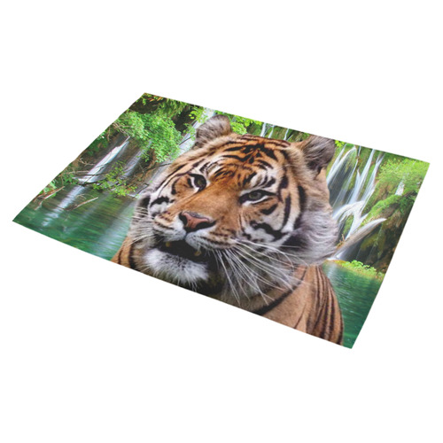 Tiger and Waterfall Azalea Doormat 30" x 18" (Sponge Material)