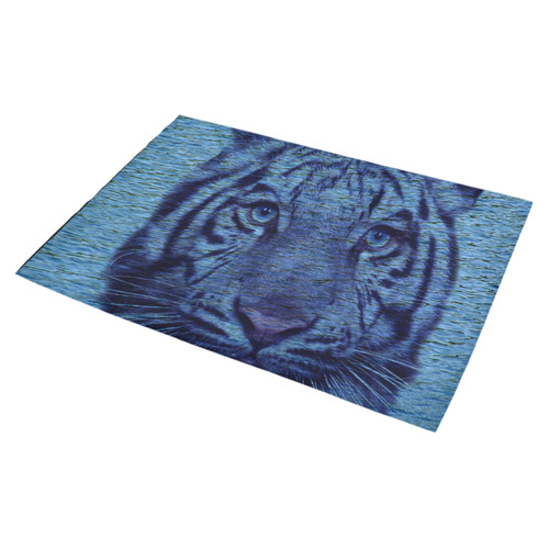 Tiger and Water Azalea Doormat 30" x 18" (Sponge Material)