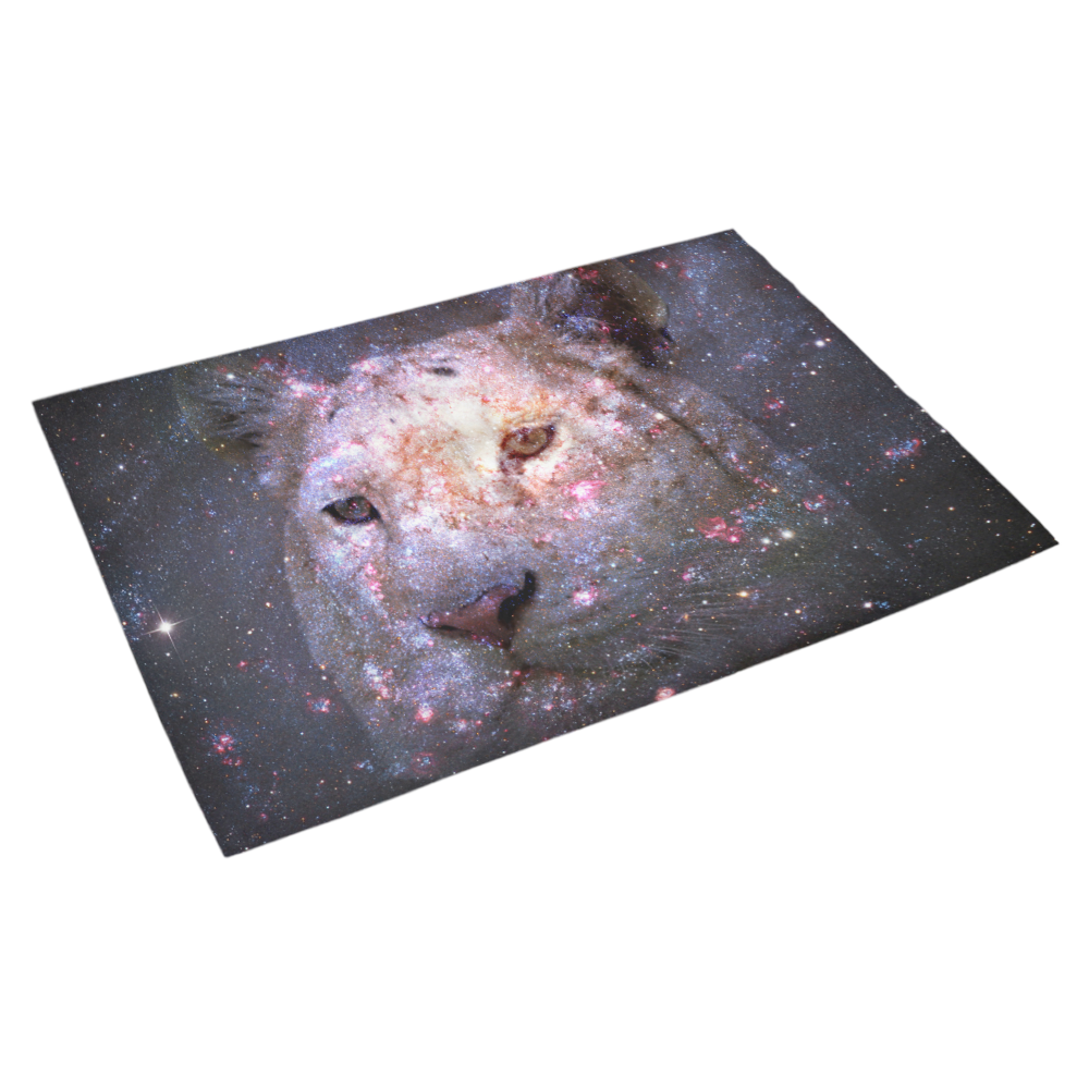 Tiger and Galaxy Azalea Doormat 30" x 18" (Sponge Material)