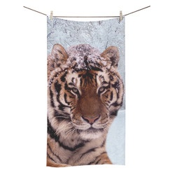Tiger and Snow Bath Towel 30"x56"