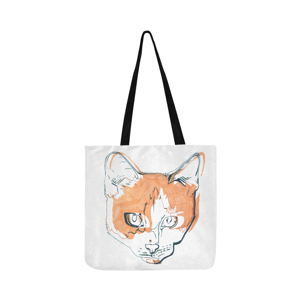 kitten with soul patch Reusable Shopping Bag Model 1660 (Two sides)
