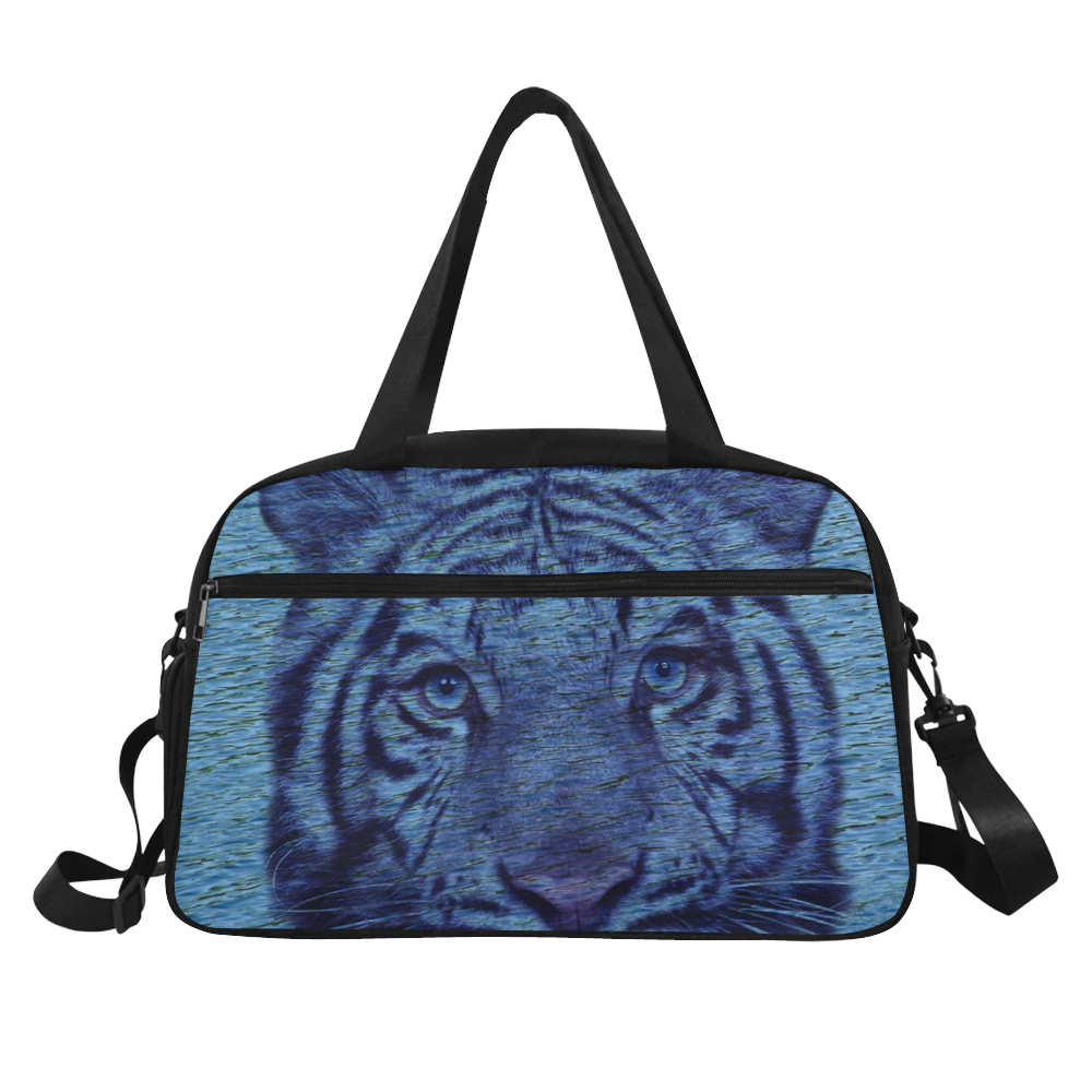 Tiger and Water Fitness Handbag (Model 1671)