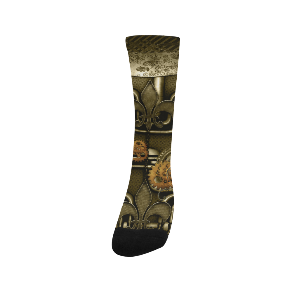 Wonderful noble steampunk design Trouser Socks