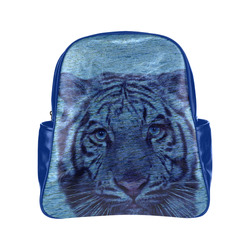 Tiger and Water Multi-Pockets Backpack (Model 1636)