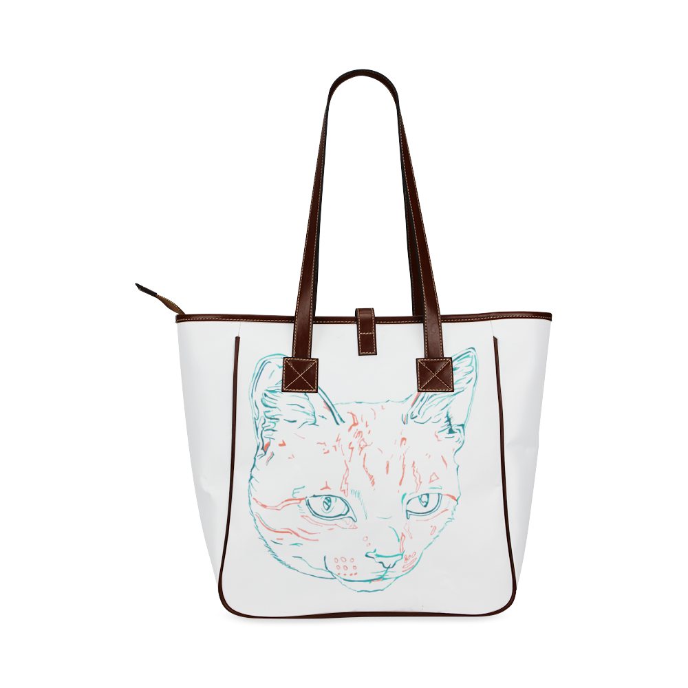 Tabby Kitten Classic Tote Bag (Model 1644)