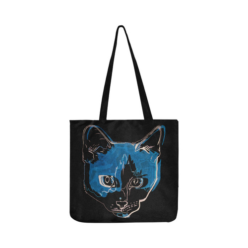 Kitty with soul patch Reusable Shopping Bag Model 1660 (Two sides)