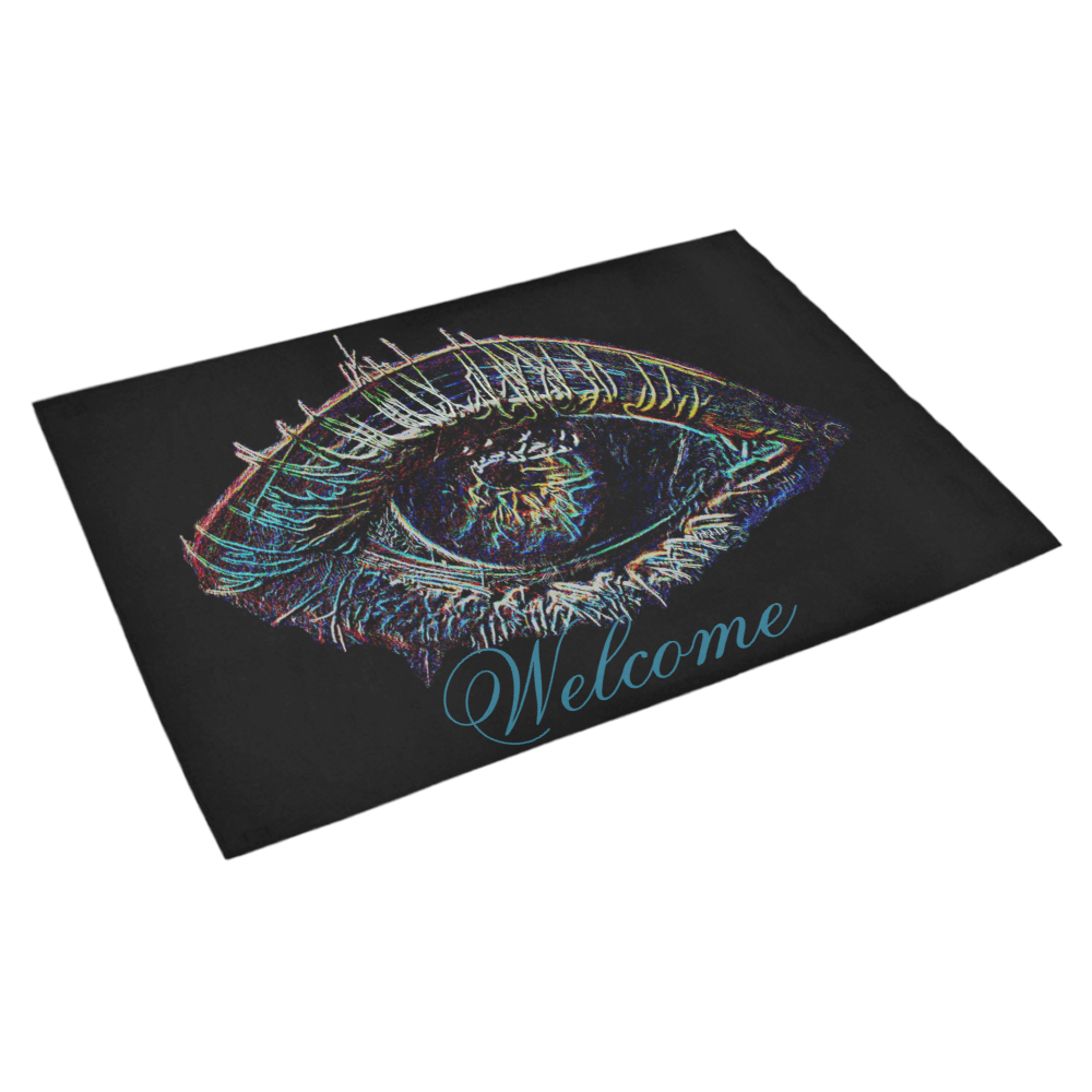 I Spy Welcome Azalea Doormat 30" x 18" (Sponge Material)