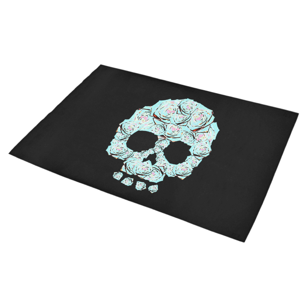 skull Azalea Doormat 30" x 18" (Sponge Material)