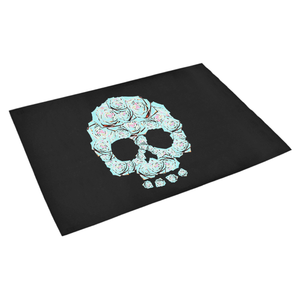 skull Azalea Doormat 30" x 18" (Sponge Material)
