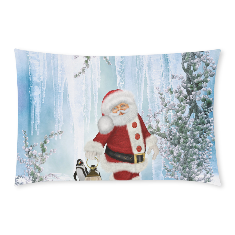 Santa Claus with penguin 3-Piece Bedding Set