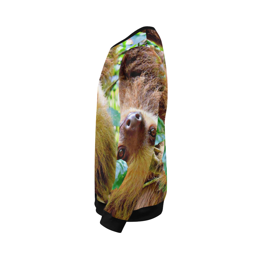 Awesome Sloth by JamColors All Over Print Crewneck Sweatshirt for Men/Large (Model H18)