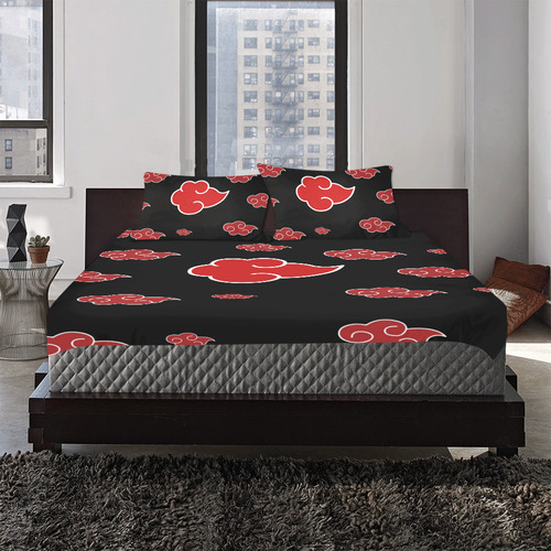 akatsuki cloud 3-Piece Bedding Set