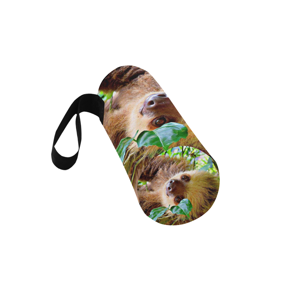 Awesome Sloth by JamColors Neoprene Water Bottle Pouch/Large