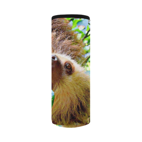 Awesome Sloth by JamColors Neoprene Water Bottle Pouch/Large