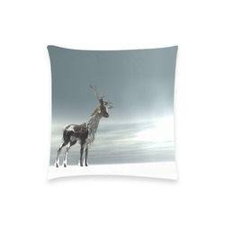 lonesome reindeer Custom  Pillow Case 18"x18" (one side) No Zipper