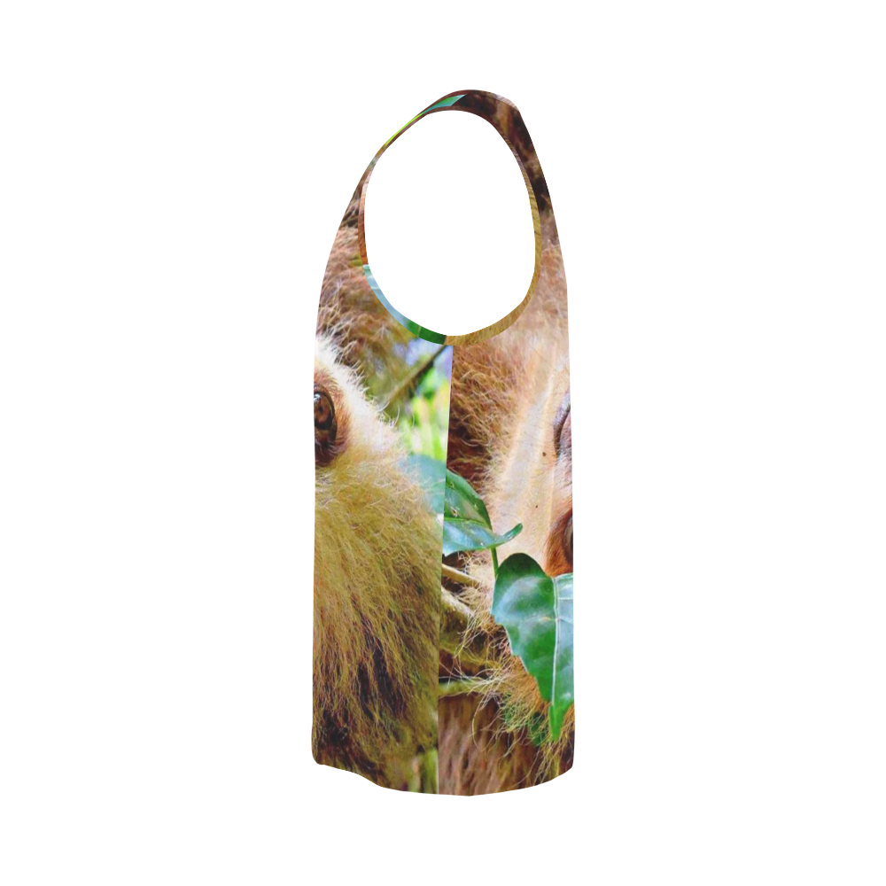 Awesome Sloth by JamColors All Over Print Tank Top for Men (Model T43)
