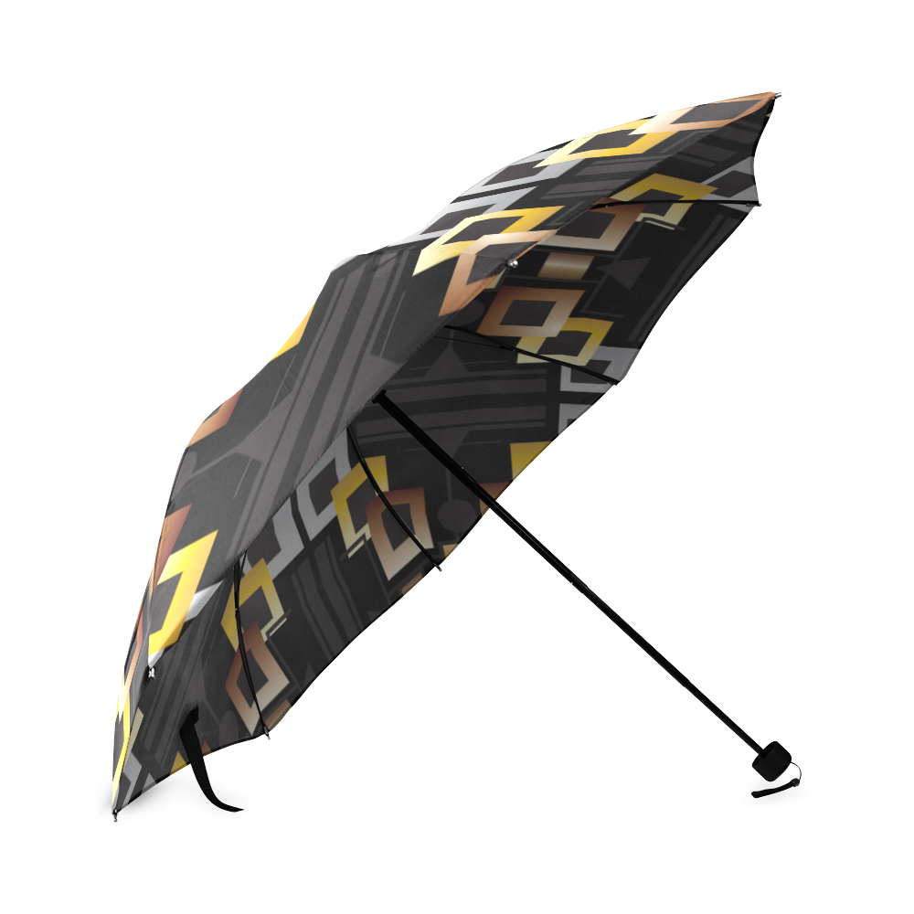 Gold Foldable Umbrella (Model U01)