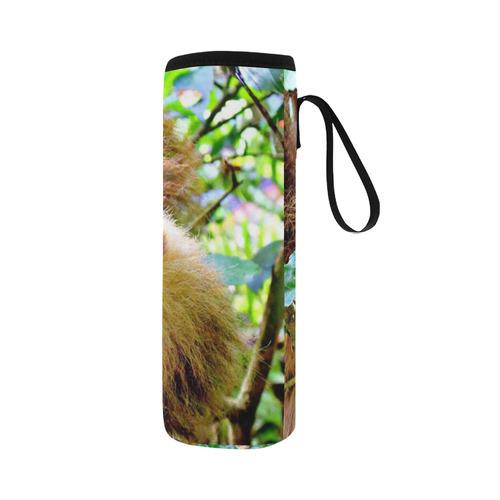 Awesome Sloth by JamColors Neoprene Water Bottle Pouch/Large