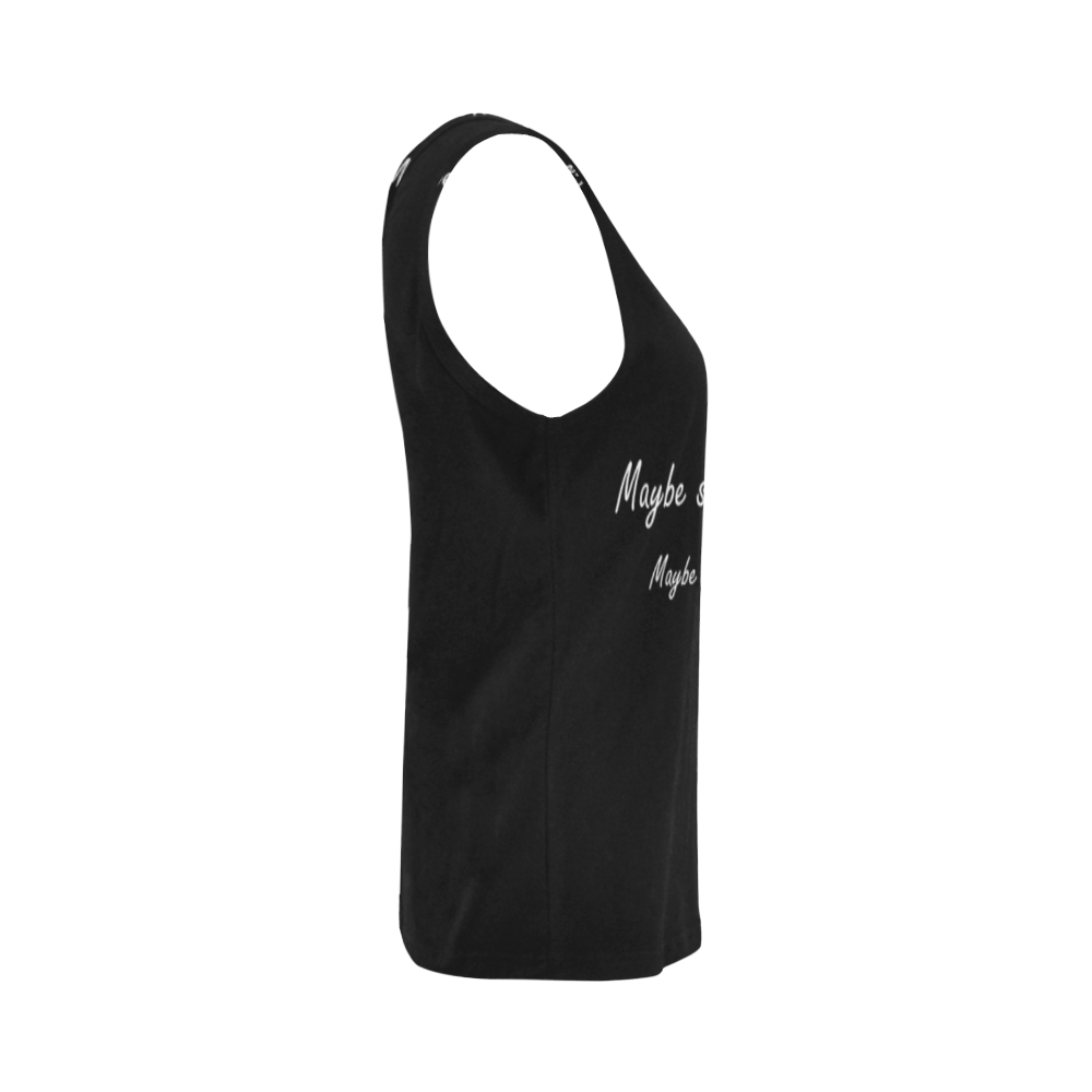 Mascara All Over Print Tank Top for Women (Model T43)