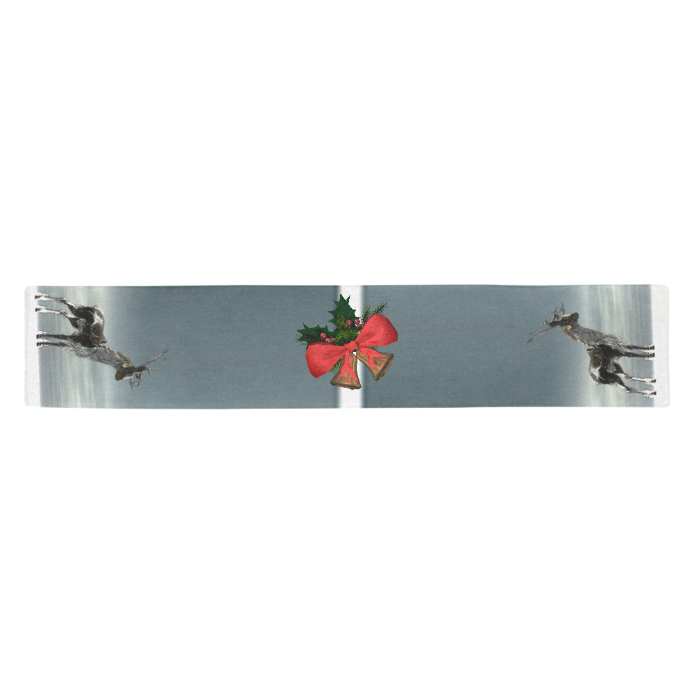 lonesome reindeer Table Runner 14x72 inch