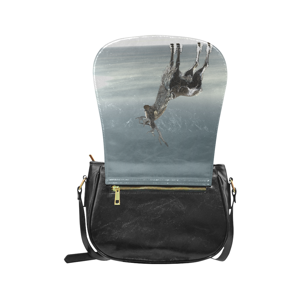 lonesome reindeer Classic Saddle Bag/Small (Model 1648)
