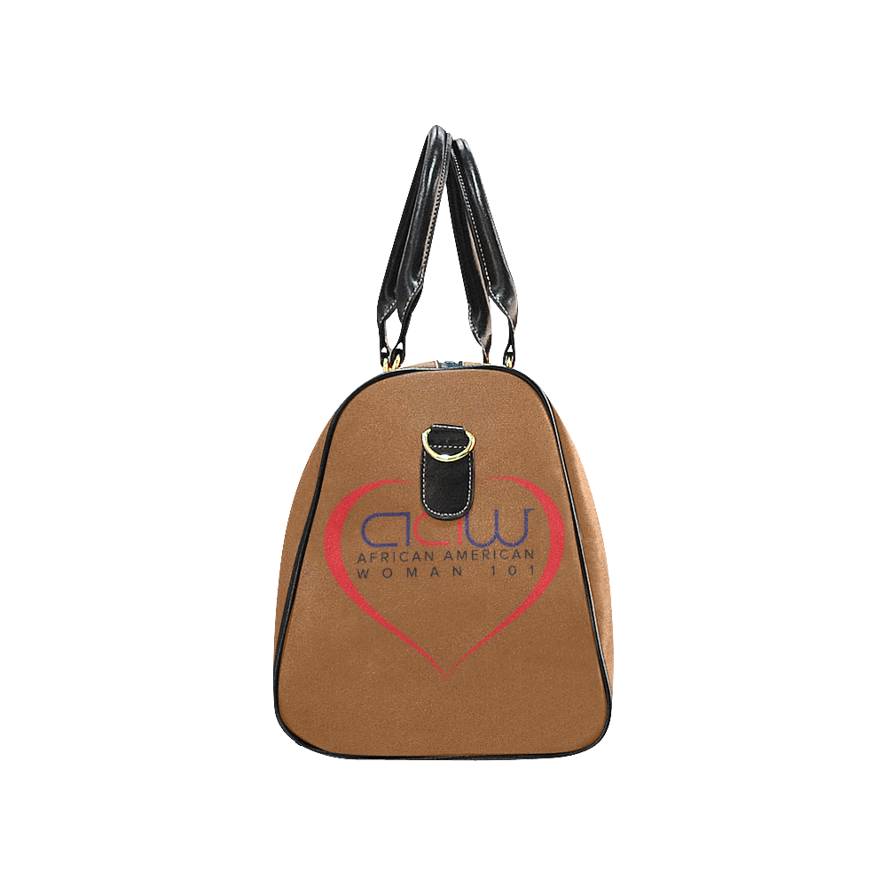 AAW101 BURNT ORANGE New Waterproof Travel Bag/Small (Model 1639)