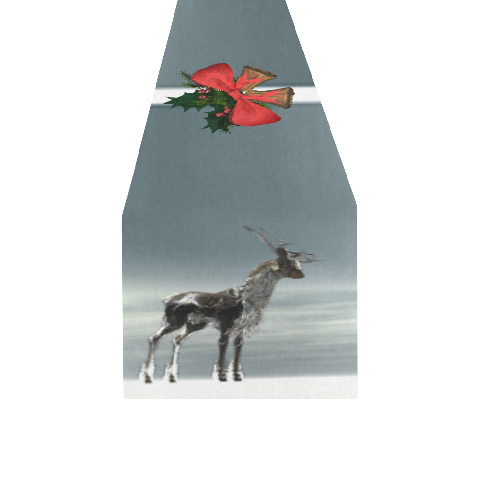 lonesome reindeer Table Runner 14x72 inch