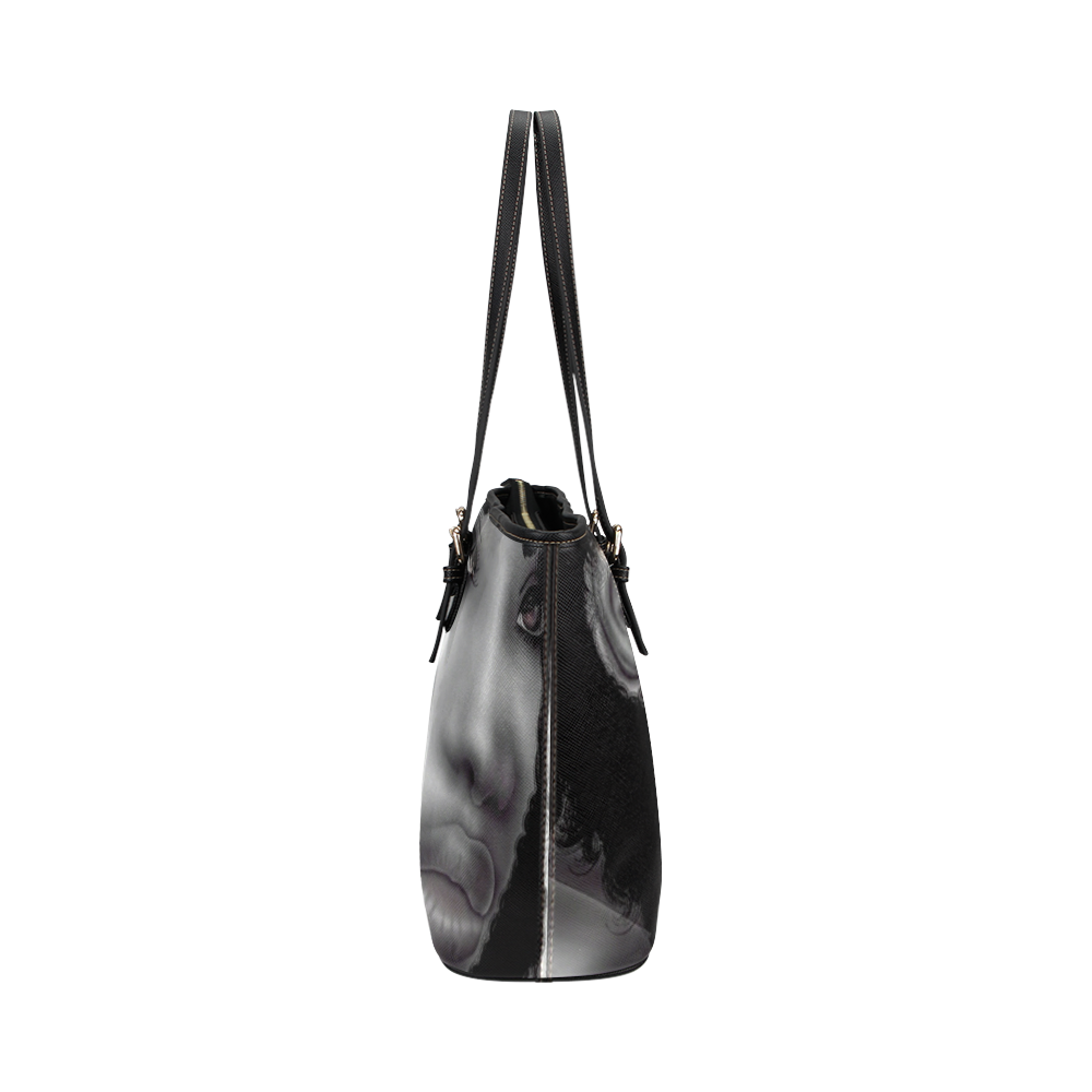 Fashionista Leather Tote Bag/Small (Model 1651)