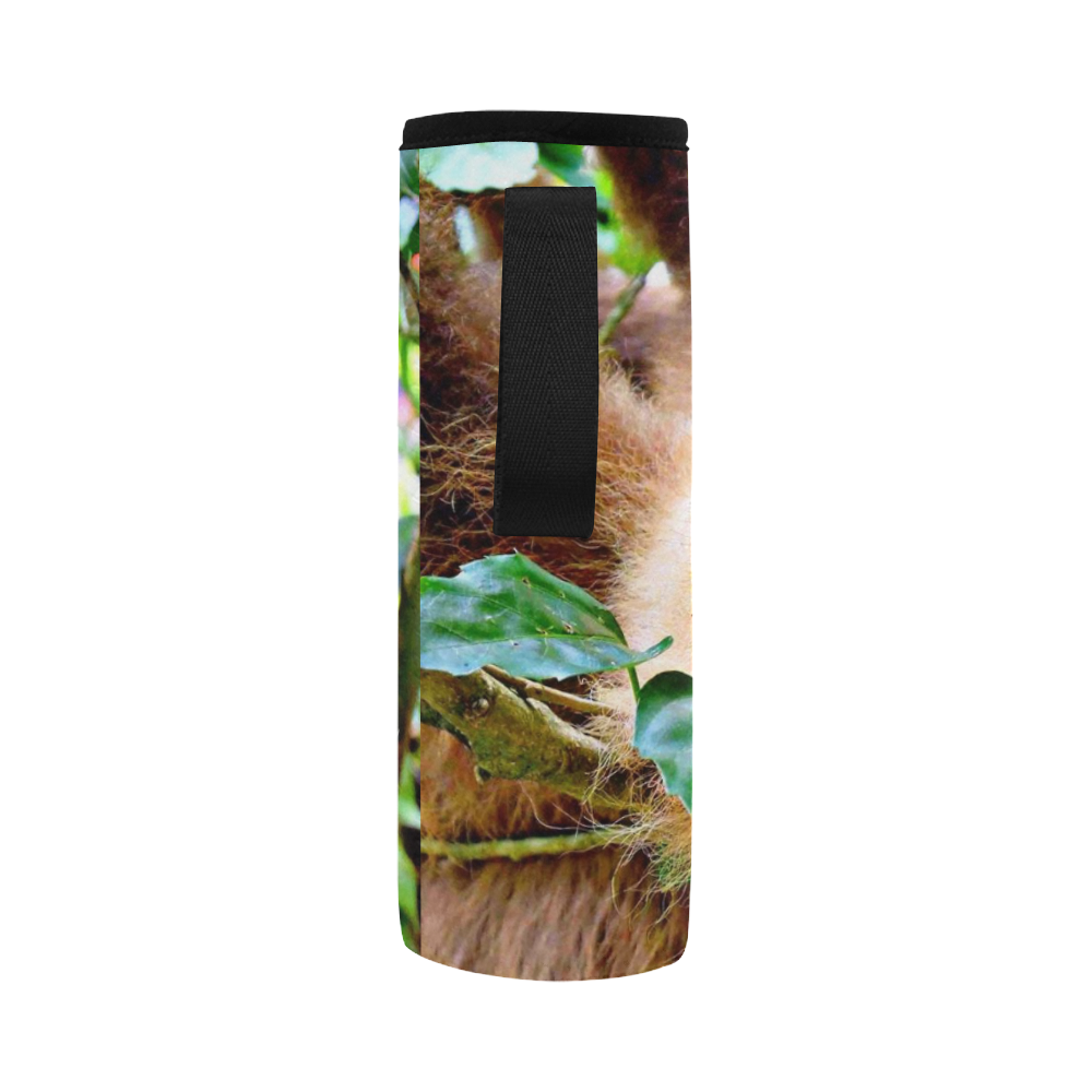 Awesome Sloth by JamColors Neoprene Water Bottle Pouch/Large