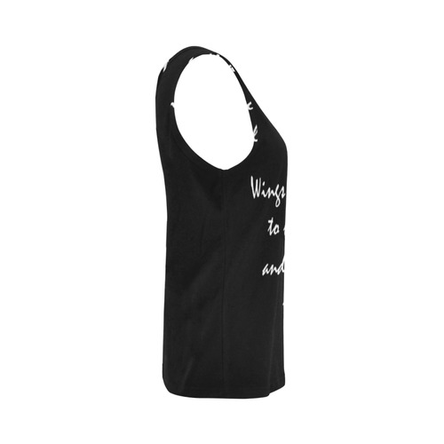 Wings All Over Print Tank Top for Women (Model T43)
