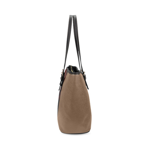 VA VA VOOM Leather Tote Bag/Small (Model 1640)