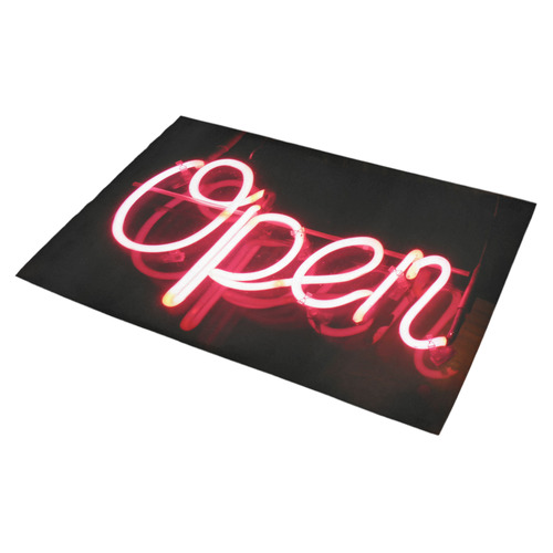 Neon Open Azalea Doormat 30" x 18" (Sponge Material)