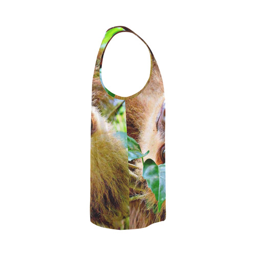 Awesome Sloth by JamColors All Over Print Tank Top for Men (Model T43)