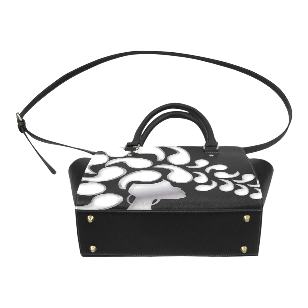 Afro Paisley Print Classic Shoulder Handbag (Model 1653)