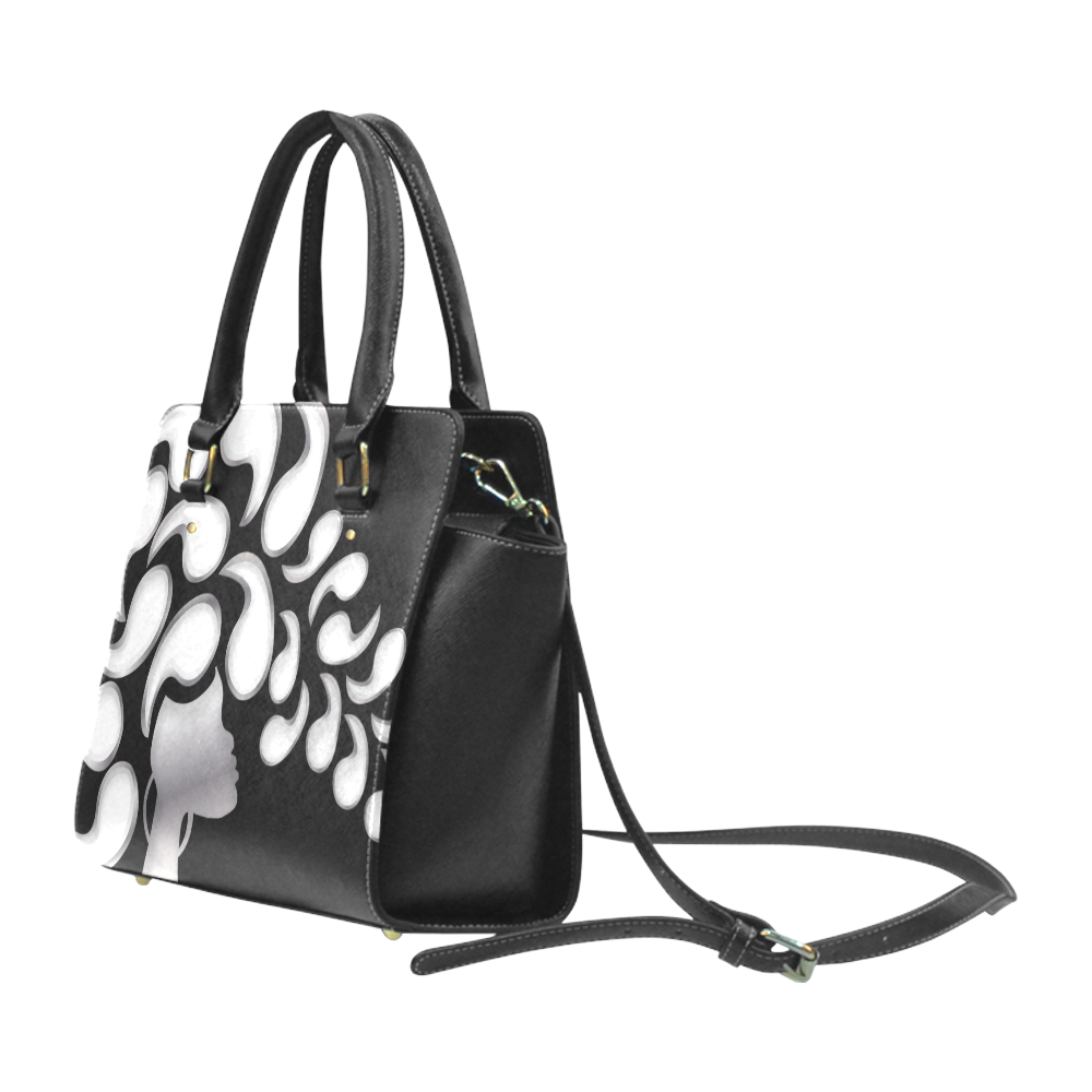 Afro Paisley Print Classic Shoulder Handbag (Model 1653)