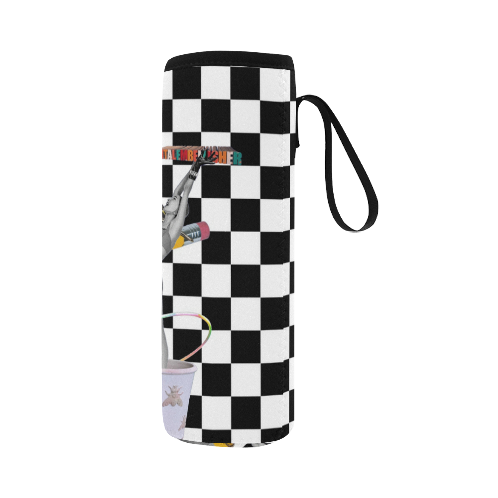 Wake Up To Mentalembellisher Neoprene Water Bottle Pouch/Large