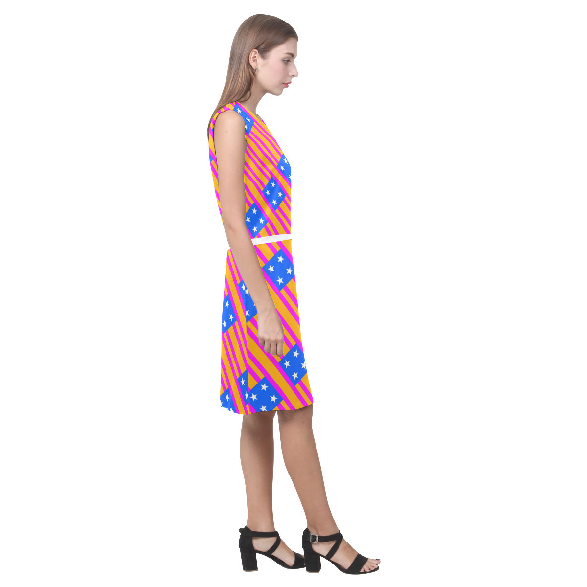 DESIGN 3333 Eos Women's Sleeveless Dress (Model D01)