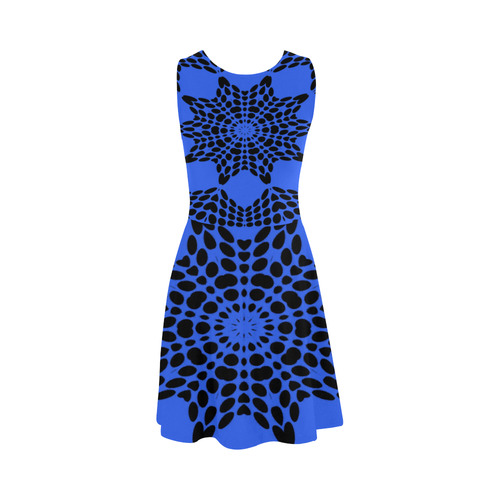 ABSTRACT BLACK Atalanta Sundress (Model D04)