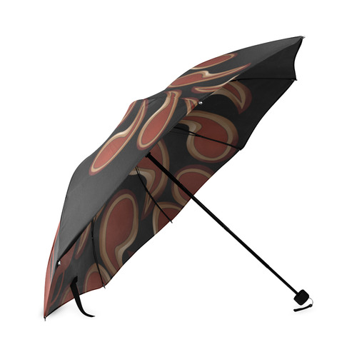 Afro Paisley Print Foldable Umbrella (Model U01)