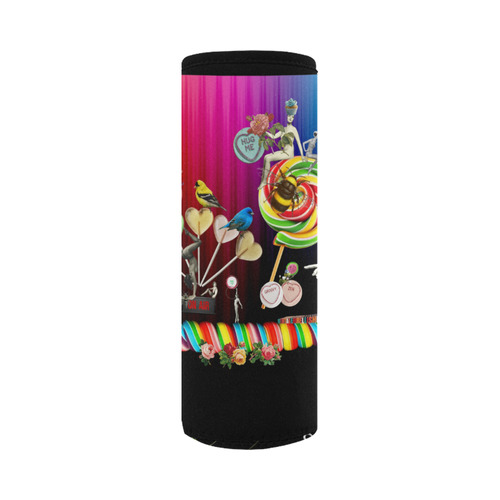 Sweet Rainbow Hug Neoprene Water Bottle Pouch/Large