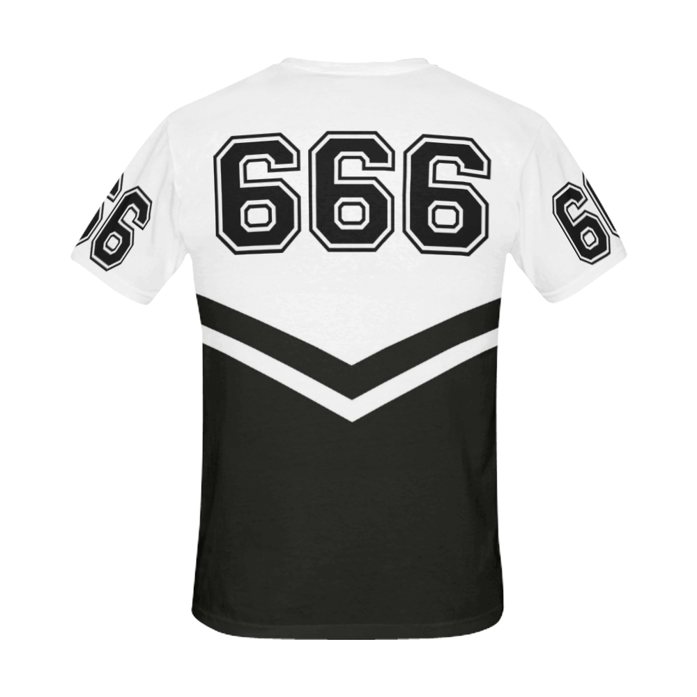 666letters All Over Print T-Shirt for Men (USA Size) (Model T40)