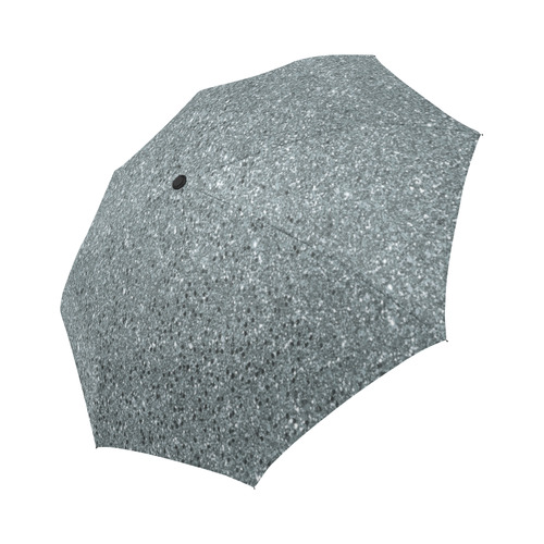 Silver Glitter Auto-Foldable Umbrella (Model U04)